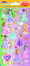 Stickers Prinzessinnen wiederablösbar